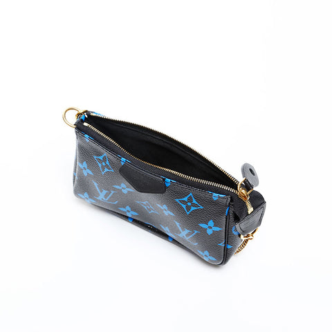 LOUIS VUITTON Monogram 2010 Mini Pochette Accessoires Pouch black WS20310