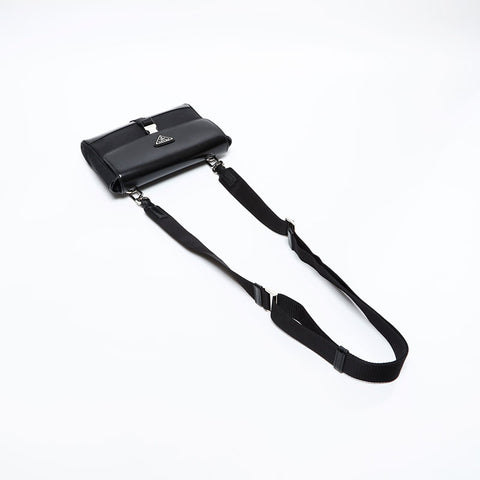 PRADA leather smartphone case Waist bag black WS20311