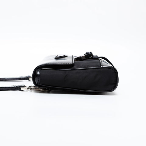 PRADA leather smartphone case Waist bag black WS20311
