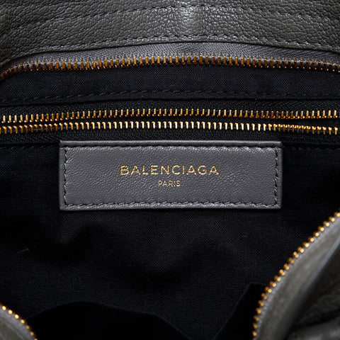 BALENCIAGA Classic City Metallic Edge 2way Shoulder Bag gray WS20312