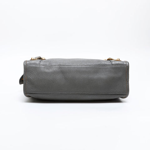 BALENCIAGA Classic City Metallic Edge 2way Shoulder Bag gray WS20312