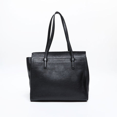 Salvatore Ferragamo Leather Amy Shoulder Bag black WS20314