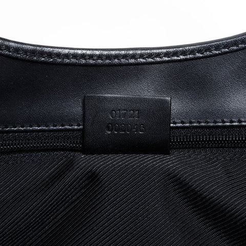 GUCCI GG Canvas Jackie Shoulder Bag black WS20318