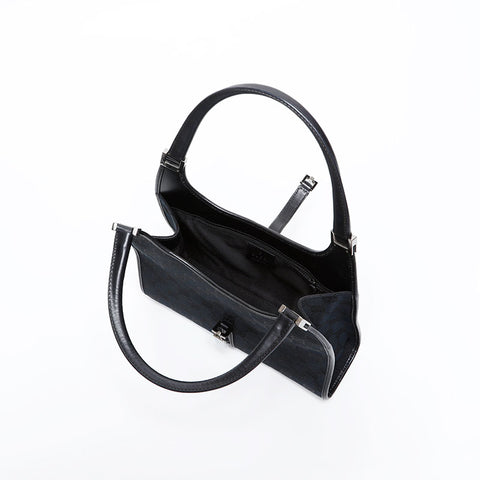 GUCCI GG Canvas Jackie Shoulder Bag black WS20318