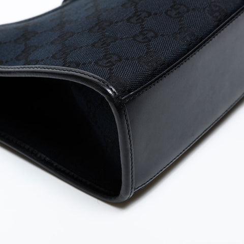 GUCCI GG Canvas Jackie Shoulder Bag black WS20318