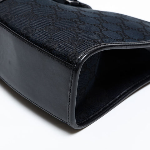 GUCCI GG Canvas Jackie Shoulder Bag black WS20318