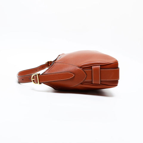 CELINE Romy Leather Shoulder Bag Brown WS20321