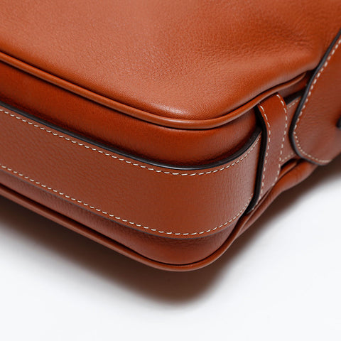 CELINE Romy Leather Shoulder Bag Brown WS20321