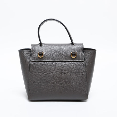 CELINE Leather mini belt bag 2way Shoulder Bag gray WS20328