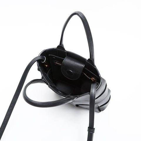 BOTTEGAVENETA Arco 2way Nappa Leather Shoulder Bag black WS20330