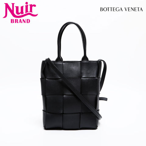 BOTTEGAVENETA Arco 2way Nappa Leather Shoulder Bag black WS20330