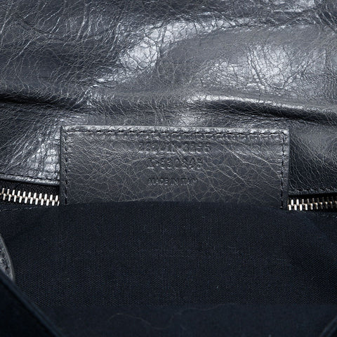 BALENCIAGA Giant Leather Clutch bag gray WS20331