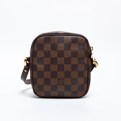 LOUIS VUITTON 2005 Lift Damier Shoulder Bag Brown WS20333
