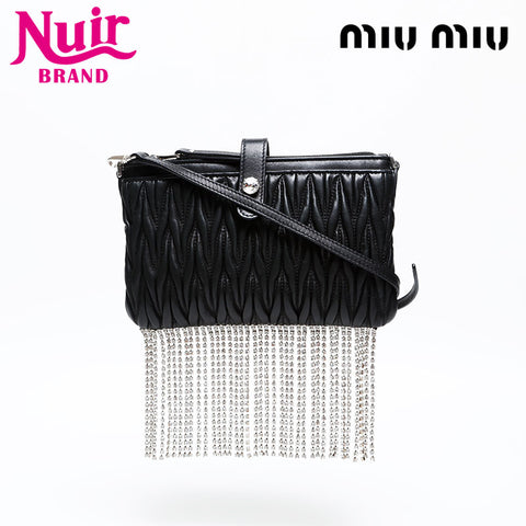 Miu Miu Materasse Bijoux Shoulder Bag black WS20334