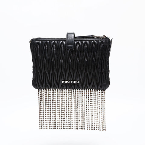 Miu Miu Materasse Bijoux Shoulder Bag black WS20334