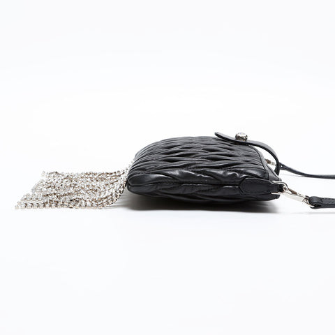 Miu Miu Materasse Bijoux Shoulder Bag black WS20334