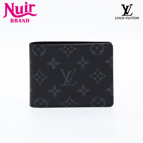 LOUIS VUITTON Portefeuille Multiple Monogram Eclipse Bifold Wallet black WS20336
