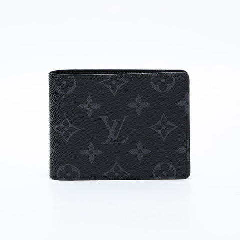 LOUIS VUITTON Portefeuille Multiple Monogram Eclipse Bifold Wallet black WS20336