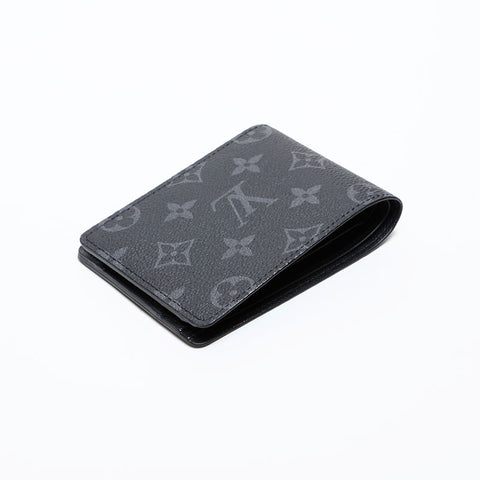 LOUIS VUITTON Portefeuille Multiple Monogram Eclipse Bifold Wallet black WS20336