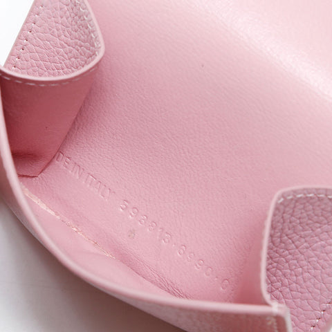 BALENCIAGA Cash Mini Compact Wallet Bifold Wallet pink WS20338