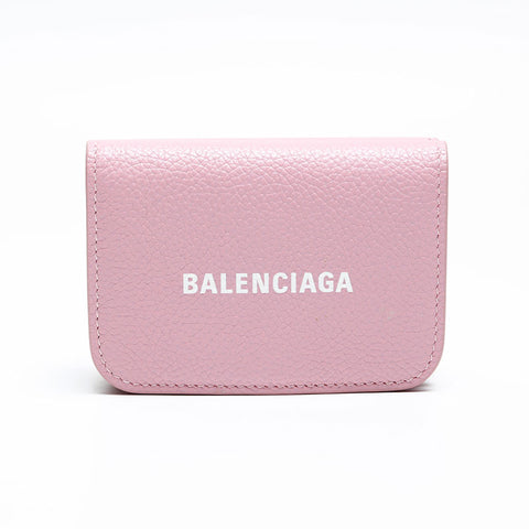 BALENCIAGA Cash Mini Compact Wallet Bifold Wallet pink WS20338