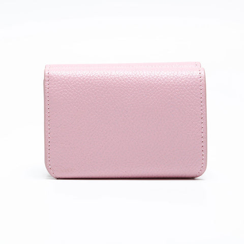 BALENCIAGA Cash Mini Compact Wallet Bifold Wallet pink WS20338