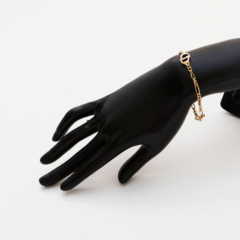 Christian Dior CD logo Chain bracelet gold WS20342