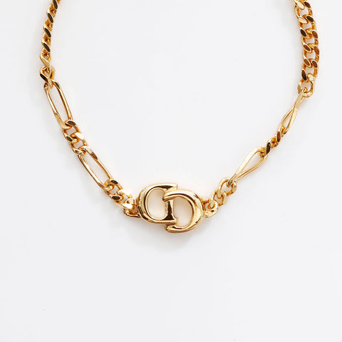 Christian Dior CD logo Chain bracelet gold WS20342