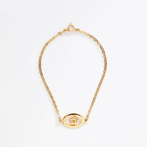 Christian Dior logo bracelet gold WS20345