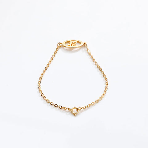 Christian Dior logo bracelet gold WS20345