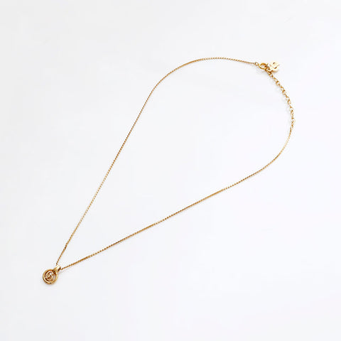 Christian Dior logo Necklace gold WS20346