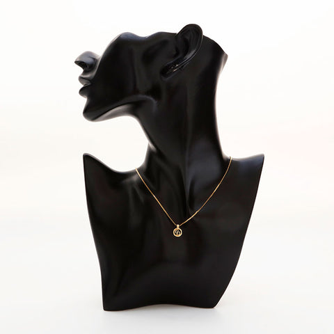 Christian Dior logo Necklace gold WS20346
