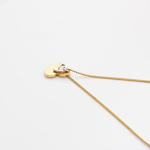 Christian Dior heart Necklace gold WS20347