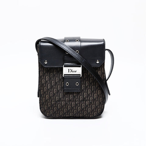 Christian Dior Trotter Street Chic Shoulder Bag black WS20348