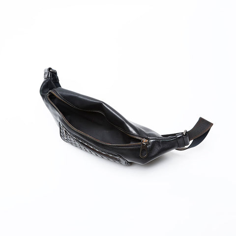 BOTTEGAVENETA INTRECCIATO Waist bag black WS20349