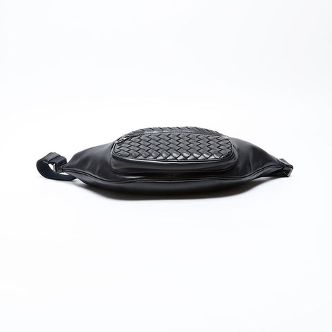 BOTTEGAVENETA INTRECCIATO Waist bag black WS20349