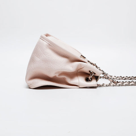 CHANEL No.8 2003-2004 Leather Chain 2.55 Shoulder Bag pink WS20350