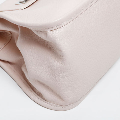 CHANEL No.8 2003-2004 Leather Chain 2.55 Shoulder Bag pink WS20350