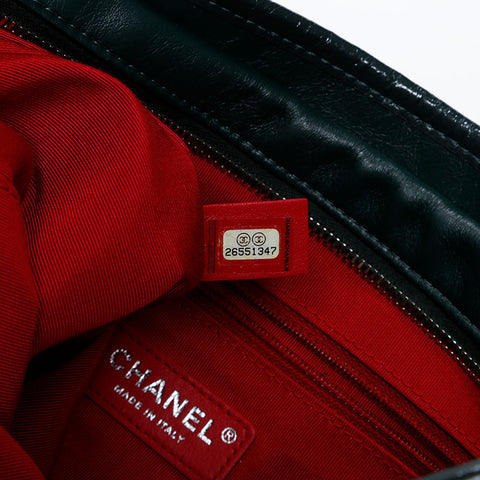 CHANEL No. 26 2018-2019 Gabriel de Leather Shoulder Bag green WS20351