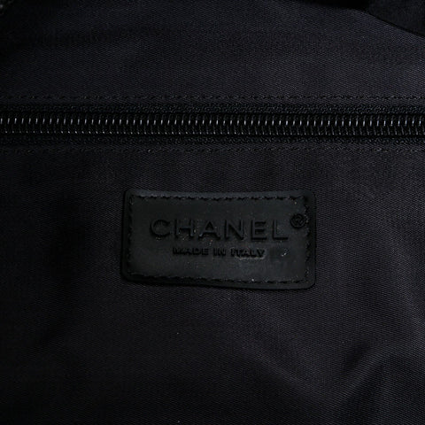 CHANEL 10 series 2005-2006 Sports Line 2way Boston bag black WS20353