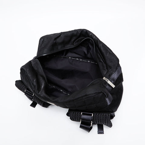 CHANEL 10 series 2005-2006 Sports Line 2way Boston bag black WS20353