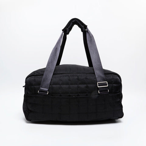CHANEL 10 series 2005-2006 Sports Line 2way Boston bag black WS20353