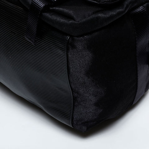 CHANEL 10 series 2005-2006 Sports Line 2way Boston bag black WS20353