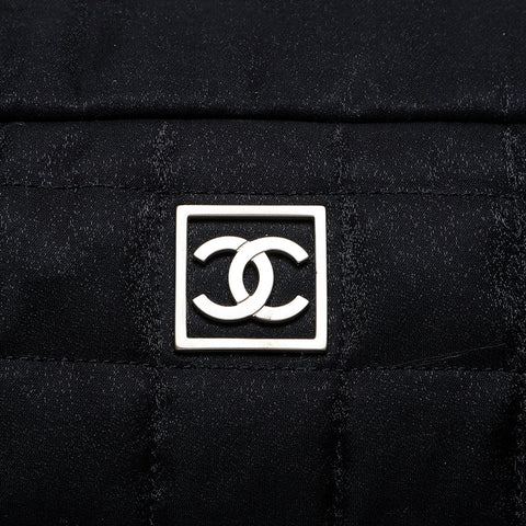 CHANEL 10 series 2005-2006 Sports Line 2way Boston bag black WS20353