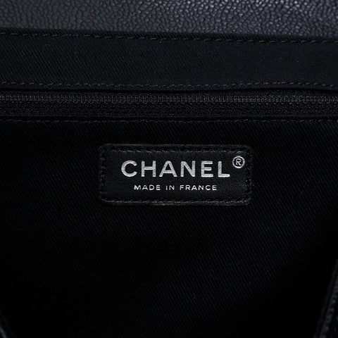 CHANEL 15th 2011 COCO Mark Half Moon Shoulder Bag black WS20354