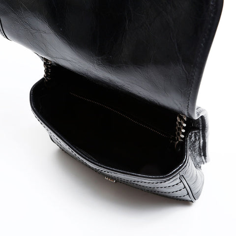YVES SAINT LAURENT Niki Baby Chain Shoulder Bag black WS20357