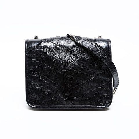 YVES SAINT LAURENT Niki Baby Chain Shoulder Bag black WS20357