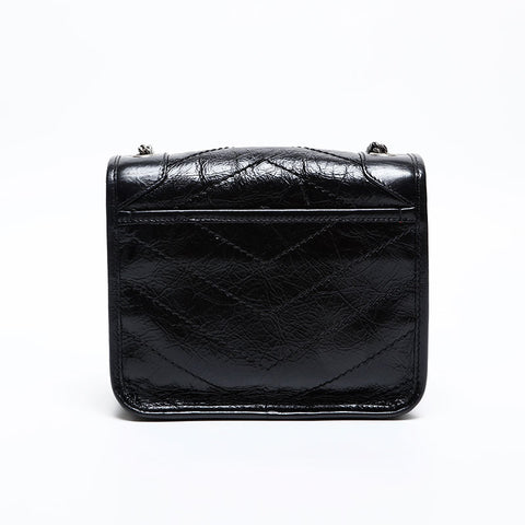 YVES SAINT LAURENT Niki Baby Chain Shoulder Bag black WS20357