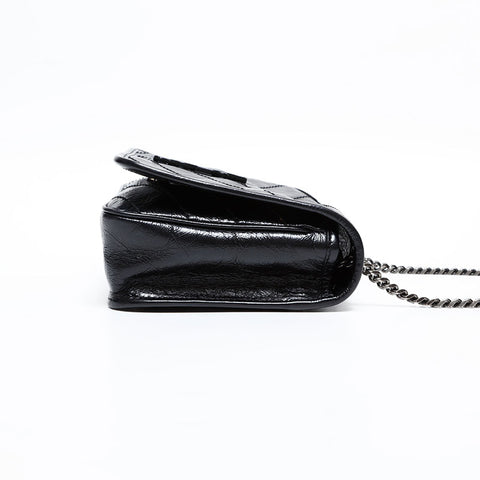 YVES SAINT LAURENT Niki Baby Chain Shoulder Bag black WS20357
