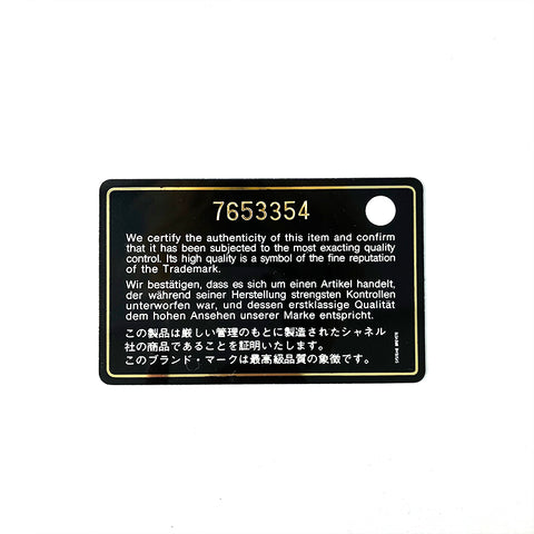 香奈儿鱼子酱皮肤2002手提包皮革黑色WS2035
